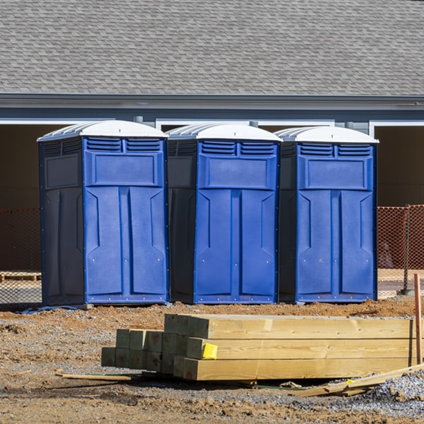 what is the maximum capacity for a single portable toilet in Laguna Woods California